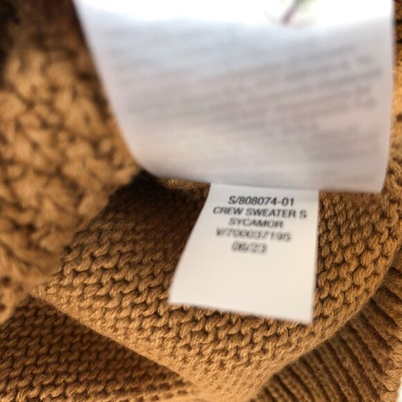 NWT Old Navy Woman's Cable Knit Sweater Size XL (14-16) Brown 100% Cotton - Picture 8 of 13